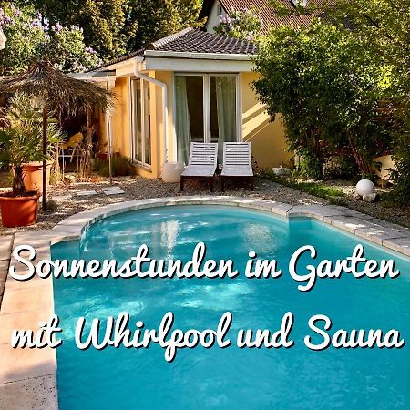 Apartment Tinyhouse Mit Pool, Outdoor Whirlpool Und Garten Petershagen-Eggersdorf Ngoại thất bức ảnh